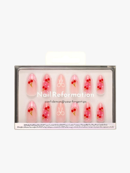 Nail Reformation Press-O Nails in branded component on a light gray background